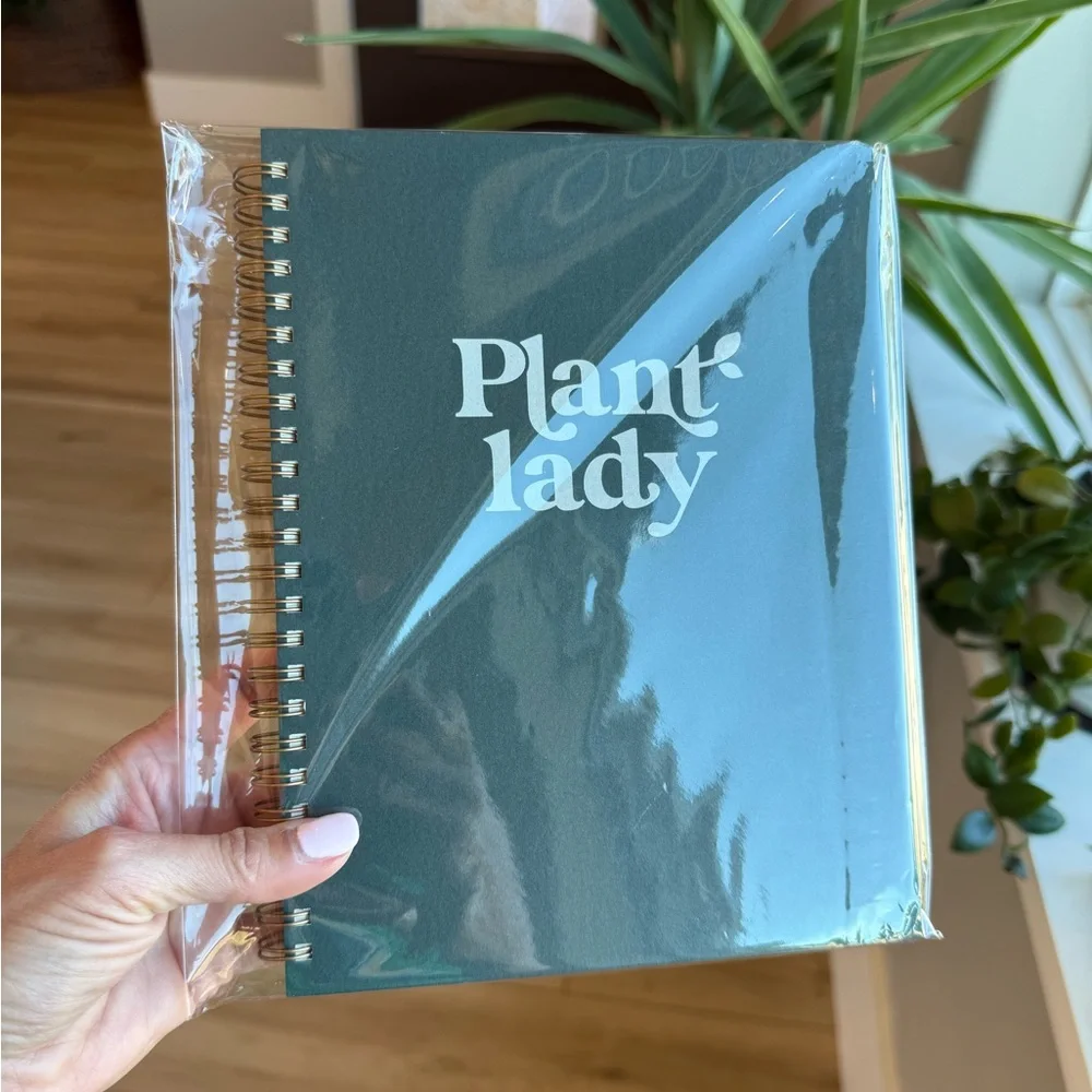 Green Plant Lady Spiral Notebook - Picture 9 of 9